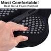DAWAY C6F Comfortable Bike Seat Cover - Large Wide Gel & Foam Padded Bike Seat Cushion for Women Men, Comfort, for Peloton, Stationary Exercise, Mountain and Cruiser Bicycle Saddles, Soft view 3