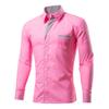 Business Casual Work Blouse for Men Long Sleeves Slim Fit Casual Mens Dress Shirts with Pockets 5 XL view 1