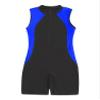 Fldy Kids Girls Boys Athletic One Piece Swimsuit Competition Sports Bathing Suit Swimming Costumes Rash Guard Set Royal Blue 4 Years view 3