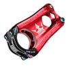 BBxunsless Mountain Bike Handlebar Stems CNC Short Handle Tate Mountain Bike 31.8 * 50MM Riser Stand Tube Handlebar Stemfor Aluminum Alloy Stem for Road Bike, MTB,Cross-Country Bike (Black-Red) view 2