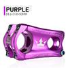 BBxunsless Mountain Bike Handlebar Stems CNC Short Handle Tate Mountain Bike 31.8 * 50MM Riser Stand Tube Handlebar Stemfor Aluminum Alloy Stem for Road Bike, MTB,Cross-Country Bike (Purple) view 4
