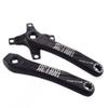 BBxunsless Aluminum Alloy Crank Mountain Bike Crankset Crank Left and Right Square Hole Crank Black (170mm) Square Hole Crank Set Single Disc Modification Accessories view 1