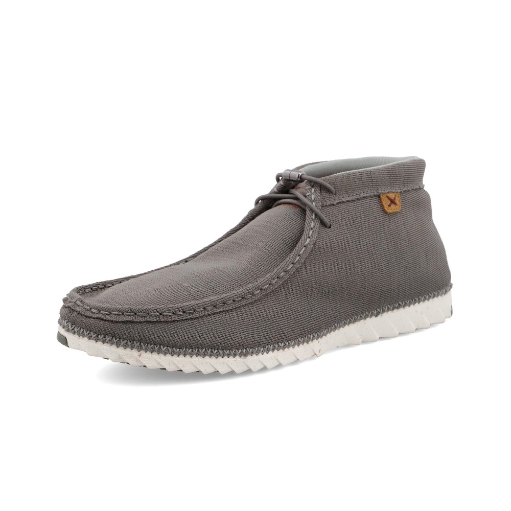 Twisted X Men's Zero-X, Moc Toe with Zero-X, High Top Steel Grey, 12 W