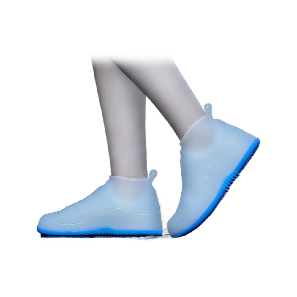 YXYECEIPENO Wear-Resistant Rain Boot Cover Silicone Shoe Cover High Elasticity, Easy to Wear and Non-Slip Suitable for Women, Men, Children, Teenagers (Color : F, Size : Medium)