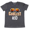 Coolest Dad Shirt Funny Best Dad Ever Cool Fathers Day Tees Dad and Me Outfit Dark Grey Heather view 4