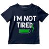 I'm So Tired I'm Not Tired Shirts Matching Daddy and Me Tees Fathers Day Outfits Navy view 3