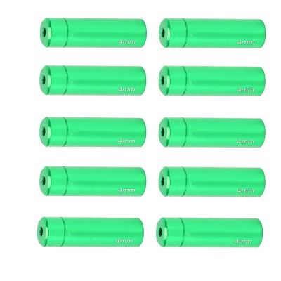 4mm Shift Cable End, Aluminum Alloy Brake Cable Housing Ferrule for Road Mountain Bike(Green) and Spare Parts