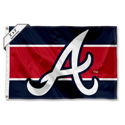 Atlanta Braves 2x3 Foot Small Flag