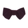 Men's Velvet Tuxedo Pre-Tied Bow Tie Solid Color Adjustable Bow Tie for Wedding (Violet) view 1