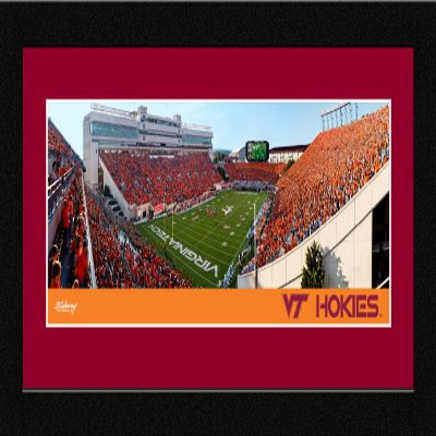 Virginia Tech Football - 16.625 x 8.125-inch Framed Picture