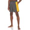 Calvin Klein Men's Standard UV Protected Quick Dry Elastic Wasitband Swim Trunk, Grey/Gold, Small view 2