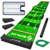 SAPLIZE Golf Putting Mat, Visible Trajectory Tracing, Multiple Training Modes, with Putting Alignment Mirror and Adjustable Green Slopes, Putting Green Matt for Indoors and Outdoors view 1
