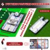 SAPLIZE Golf Putting Mat, Visible Trajectory Tracing, Multiple Training Modes, with Putting Alignment Mirror and Adjustable Green Slopes, Putting Green Matt for Indoors and Outdoors view 2