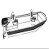 6.25oz Semi-Custom Boat Cover for a 2012 CRESTLINER 1232 CR Jon O/B view 4