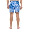 Calvin Klein Men's Standard UV Protected Quick Dry Drawstring Patterned Swim Trunk, Blue Watercolor, Small view 3