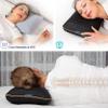 alkamto Travel & Camping Comfortable Memory Foam Pillow  Easy to Carry Portable Bag  Temperature Regulating Pillow Case (Black + Extra Cover) view 4