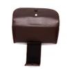 Calabria Double Snap Belt Loop Eyeglass Case PU Leather Black Brown 4Pack Vintage Eye Glasses Pouch SemiHard Sunglass Holder view 4