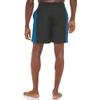 Calvin Klein Men's Standard UV Protected Quick Dry Elastic Wasitband Swim Trunk, Black/Blue, Small view 3