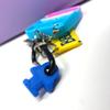 BAGLETS  Carabiner & Plug Keys Holder Charm Accessory Compatible with Rubber Tote Bags  Secure Keys or Other Valuable  Made in USA (Blue) view 3