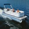 6.25oz Semi-Custom Boat Cover for a 1988 Sun Tracker Party Barge 24DL O/B view 3
