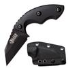 Elite Tactical -Fixed Blade Knife - SIDEARM - Reverse Tanto Blade w/ D2 Steel and Black G10 Handle, Full Tang Construction, Kydex Sheath w/Multi-Position Clip and Chain, EDC, Tactical, ET-FIX010 view 1