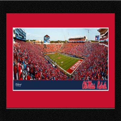 Ole Miss Football - 16.625 x 8.125-inch Framed Picture
