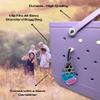 BAGLETS  Carabiner & Plug Keys Holder Charm Accessory Compatible with Rubber Tote Bags  Secure Keys or Other Valuable  Made in USA (White) view 4