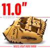 Franklin Sports Field Master Baseball + Softball Glove - Adult + Youth Glove - 11.0 Inch - Right Hand Throw - Men's + Women's - Camel Brown view 3