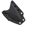 Elite Tactical -Fixed Blade Knife - Teardrop - D2 Stainless Steel Drop Point Blade and Handle, Full Tang Construction, Kydex Sheath w/Multi-Position Clip and Chain, EDC, Tactical, ET-FIX011 view 4