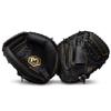 Franklin Sports Field Master Catcher's Mitt - Adult + Youth Mitt - 31.5 Inch - Right Hand Throw - Men's + Women's - Black/Gold view 2