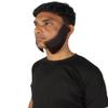HPO Men's Mutton Chops Side Burns | Human Facial Hair | Black Color view 3