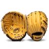 Franklin Sports Field Master Baseball + Softball Glove - Adult + Youth Glove - 12.5 Inch - Right Hand Throw - Men's + Women's - Camel Brown view 2