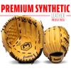 Franklin Sports Field Master Baseball + Softball Glove - Adult + Youth Glove - 12.5 Inch - Right Hand Throw - Men's + Women's - Camel Brown view 4