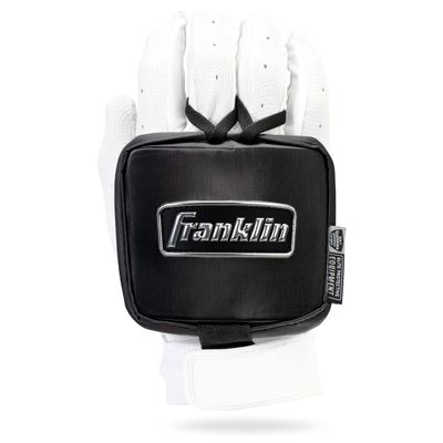 Franklin Sports Baseball Hand Guard - Adult Protective Hand Shield for Hitting - Lefty + Righty Hitters - Baseball + Softball Batting Protector for Adults - Black - GX1 LT
