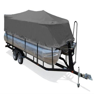 6.25oz Semi-Custom Boat Cover for a 1993 ALUMACRAFT 240 SUNCLIPPER/SUNCLIPPER Deluxe O/B