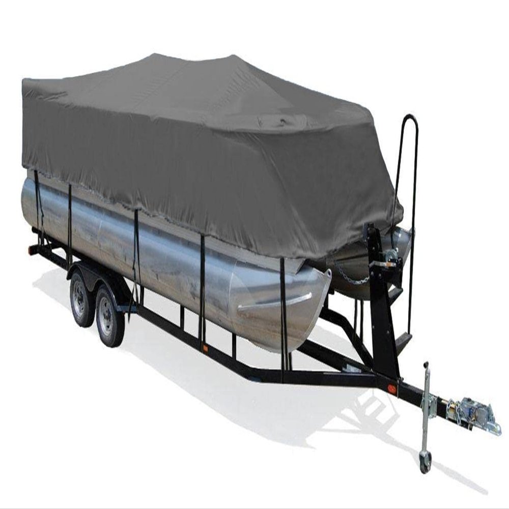 6.25oz Semi-Custom Boat Cover for a 1993 ALUMACRAFT 240 SUNCLIPPER/SUNCLIPPER Deluxe O/B