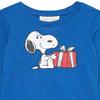 Nite Nite Munki Munki Kids' Toddler Boys' LS Tee and Pant Jersey PJ Set, Snoopy Holiday Cheer, 3 view 2
