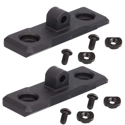 360 Tacitcal Bipod Mount Aluminium Low Profile Harris -Style Stud bipod Adapter Black