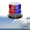 DYK&NX LED Anchor Light of Marine Boat Yacht Navigation with Solar Charging, PC Material, Waterproof and Dustproof for Boat Lights Bow and Stern (Color : Red blue) view 1