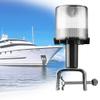 DYK&NX LED Navigation Signal Light Marine, Yacht Accessory Tools with Solar Light Source, IP65 Waterproof Design, Easy to Install for Rod Within 6cm (Color : Tricolor) view 1
