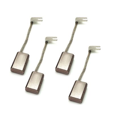 MEIMRSHLY J390-1 silver brush 10x20 / 25 / 16x32 / 40 / 50mm marine tail shaft grounding silver carbon brush holder (10 * 20 * 50mm Silver80%)