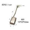 MEIMRSHLY J390-1 silver brush 10x20 / 25 / 16x32 / 40 / 50mm marine tail shaft grounding silver carbon brush holder (10 * 20 * 50mm Silver80%) view 2