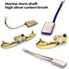MEIMRSHLY J390-1 silver brush 10x20 / 25 / 16x32 / 40 / 50mm marine tail shaft grounding silver carbon brush holder (10 * 20 * 50mm Silver80%) view 3