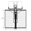 Progoal Basketball Yard Guard Defensive Net System - Heavy Duty 12FT x 10FT Rebounder with Foldable NetBasketball Returns Net Made for Basketball Hoops with a 12x8, 8x6, 6x6 or 5x5 Main Pole. view 2