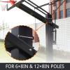 Progoal Basketball Yard Guard Defensive Net System - Heavy Duty 12FT x 10FT Rebounder with Foldable NetBasketball Returns Net Made for Basketball Hoops with a 12x8, 8x6, 6x6 or 5x5 Main Pole. view 4