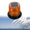 DYK&NX LED Anchor Light of Marine Boat Yacht Navigation with Solar Charging, PC Material, Waterproof and Dustproof for Boat Lights Bow and Stern (Color : Yellow) view 1
