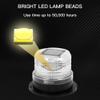 DYK&NX LED Anchor Light of Marine Boat Yacht Navigation with Solar Charging, PC Material, Waterproof and Dustproof for Boat Lights Bow and Stern (Color : Yellow) view 2