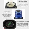 DYK&NX LED Anchor Light of Marine Boat Yacht Navigation with Solar Charging, PC Material, Waterproof and Dustproof for Boat Lights Bow and Stern (Color : Yellow) view 4