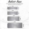 Custom Engraved Brushed Stainless Steel Name Plate, Memorial Plaque for Pet Urn Box,Trophy Award,Shadow Box, Picture Frame Label,Military Flag Display Case, with Adhesive Backing or Screws,0.75x3" view 3