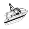 6.25oz Semi-Custom Boat Cover for a 2005 SKI Centurion Eclipse Tower V-Drive view 4